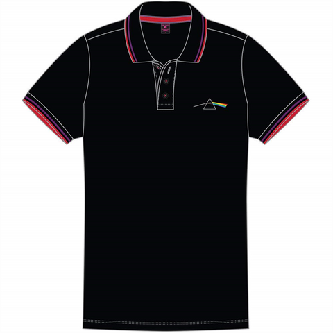 PINK FLOYD - Polo DARK SIDE PRISM - Nero