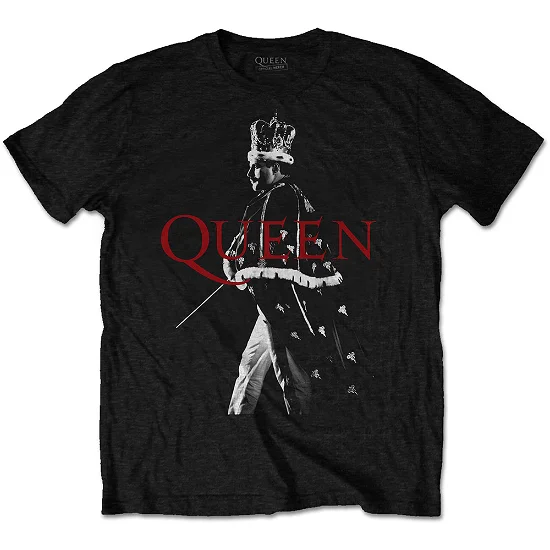 QUEEN - FREDDIE CROWN - NERO - M - T-SHIRT