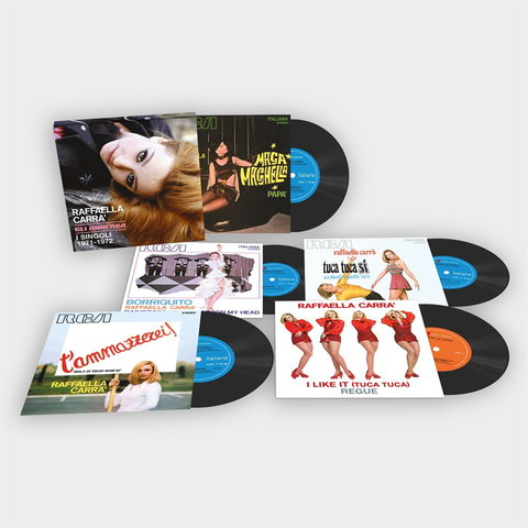 RAFFAELLA CARRA' - GLI ANNI RCA DI RAFFAELLA – I SINGOLI 1971-1972 (BOX 5X7” - 2023)