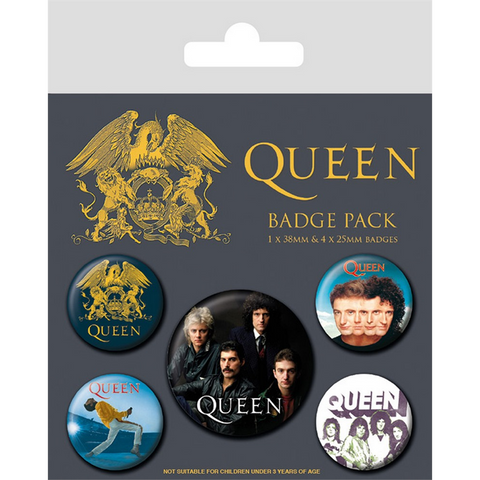 QUEEN - CLASSIC - SPILLE / BADGE PACK