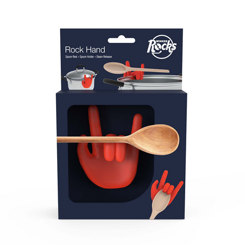 ROCK HAND - PORTA POSATE DA PENTOLA - PORTA POSATE - ALZA COPERCHIO PENTOLA - ROCK HAND: SPOON HOLDER