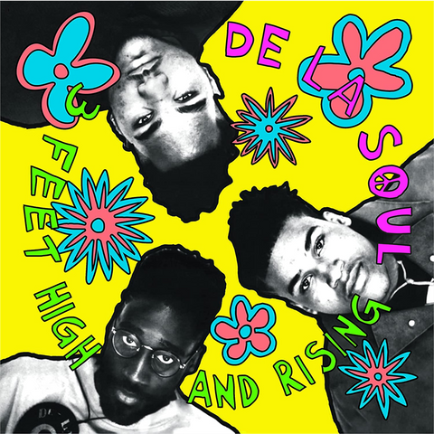 DE LA SOUL - 3 FEET HIGH AND RISING (2LP - REM23 - 1989)