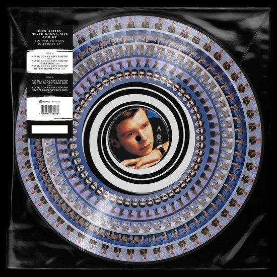 RICK ASTLEY - NEVER GONNA GIVE YOU UP (12” - ZOETROPE | REM25 - 1987)