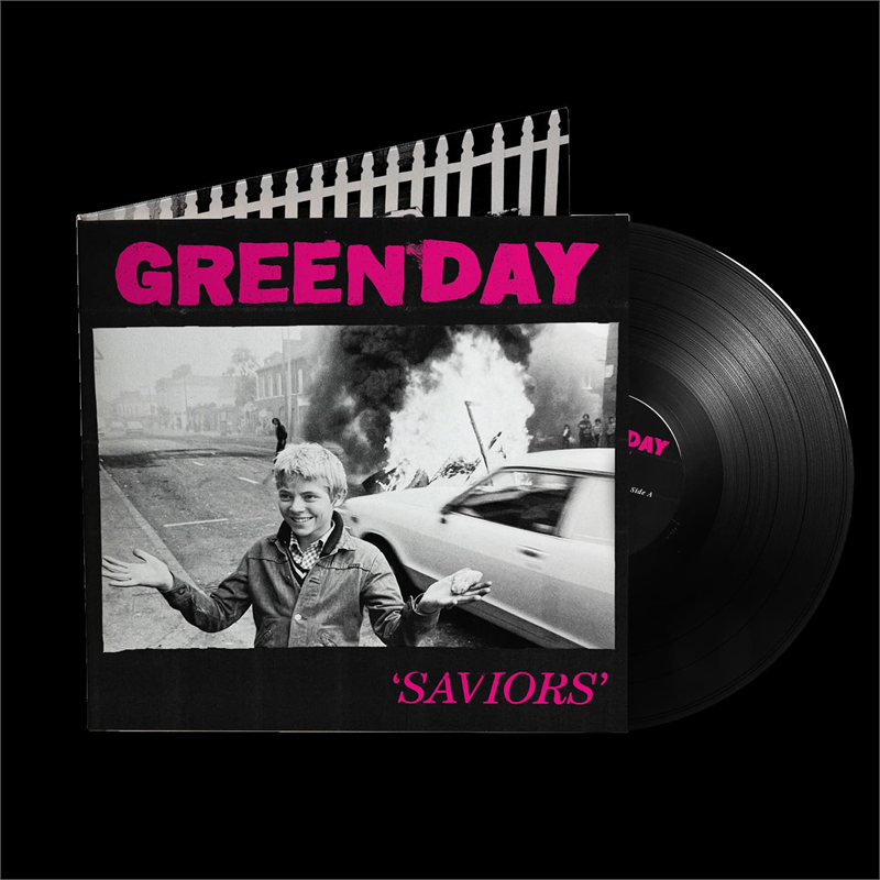 GREEN DAY - SAVIORS (LP - POSTER | EMBOSSED COVER - 2024)
