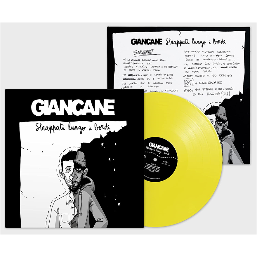GIANCANE - STRAPPATI LUNGO I BORDI (LP - GIALLO | POSTER | ILLUSTRAZIONI DI ZEROCALCARE - 2021)