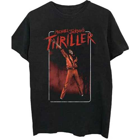 MICHAEL JACKSON - THRILLER RED - NERO - (M) - T-SHIRT