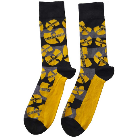 WU-TANG CLAN - LOGO - GIALLO - CALZINI
