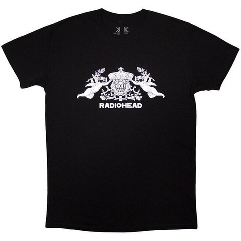 RADIOHEAD - BEARHEAD CREST - NERO - (S) - TSHIRT