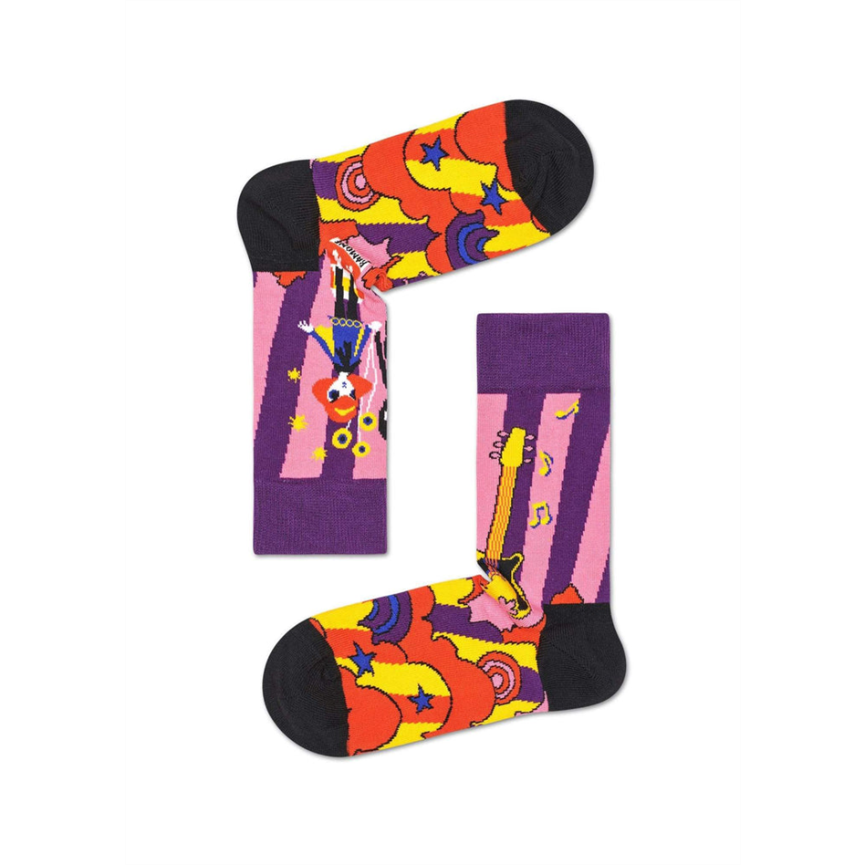 RAMONES - HAPPY SOCKS - Calzini - LINDA JOHNNY PURPLE GUITAR - 36/40