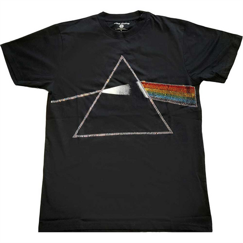 PINK FLOYD - DARK SIDE DIAMANTE - NERO - S - T-SHIRT