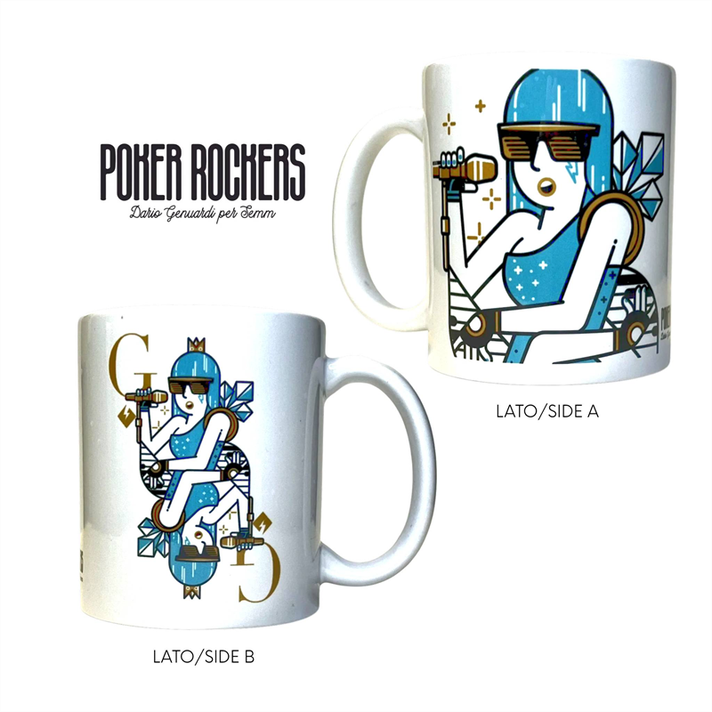 POKER ROCKERS – DARIO GENUARDI PER SEMM - LADY - TAZZA - POKER  ROCKERS