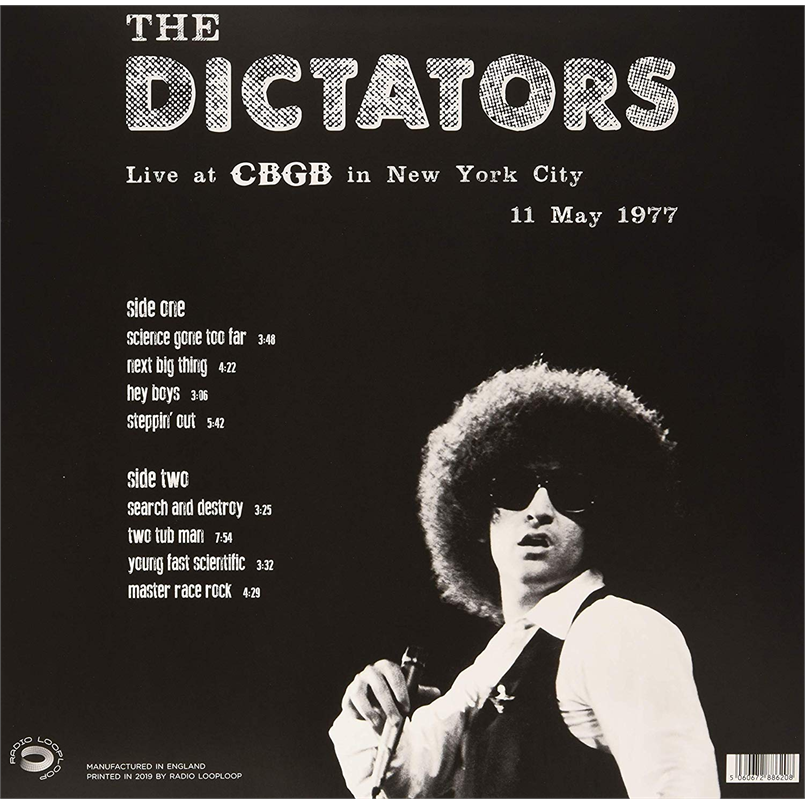 THE DICTATORS - LIVE AT CBGB (LP - 1977)