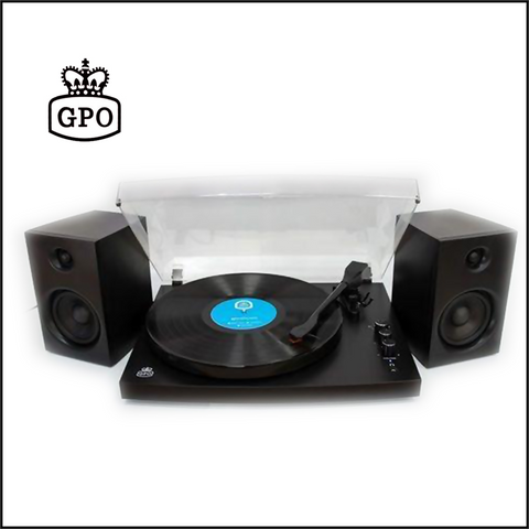 GIRADISCHI GPO PICCADILLY - COLORE NERO  | CASSE ESTERNE| BLUETOOTH /IN