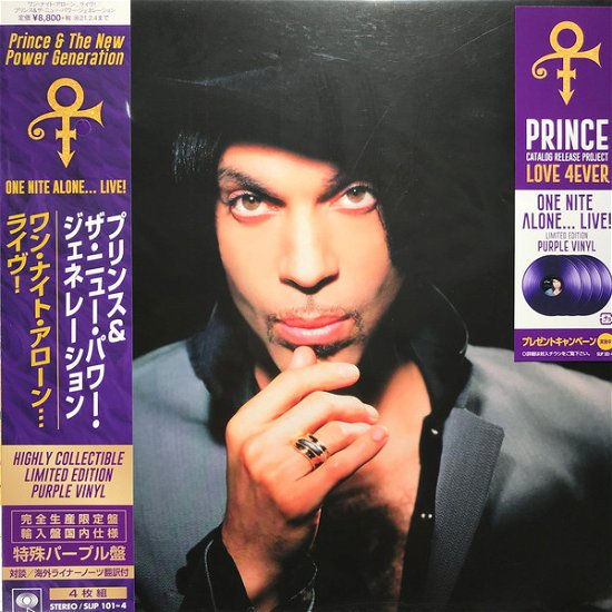 PRINCE - ONE NITE ALONE... LIVE! (4LP - JAPAN | VIOLA | REM20 - 2002)