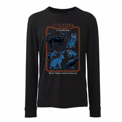 STEVEN RHODES - ADOPT A FAMILIAR - NERO - (XL) - MAGLIA MANICA LUNGA - T-SHIRT