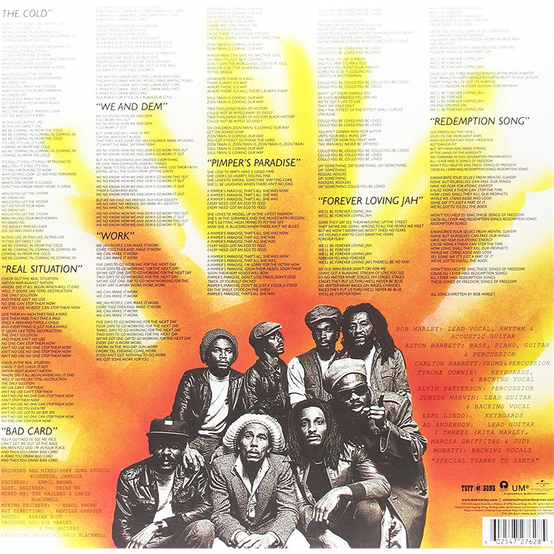 BOB MARLEY & THE WAILERS - UPRISING (LP)