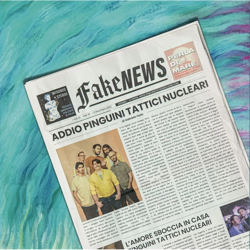 PINGUINI TATTICI NUCLEARI - FAKE NEWS (2022 - JEWEL CASE)