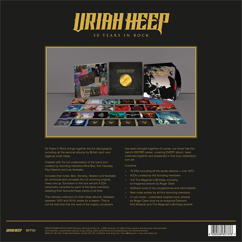 URIAH HEEP - 50 YEARS IN ROCK (LP+23CD - SUPER DELUXE EDT)