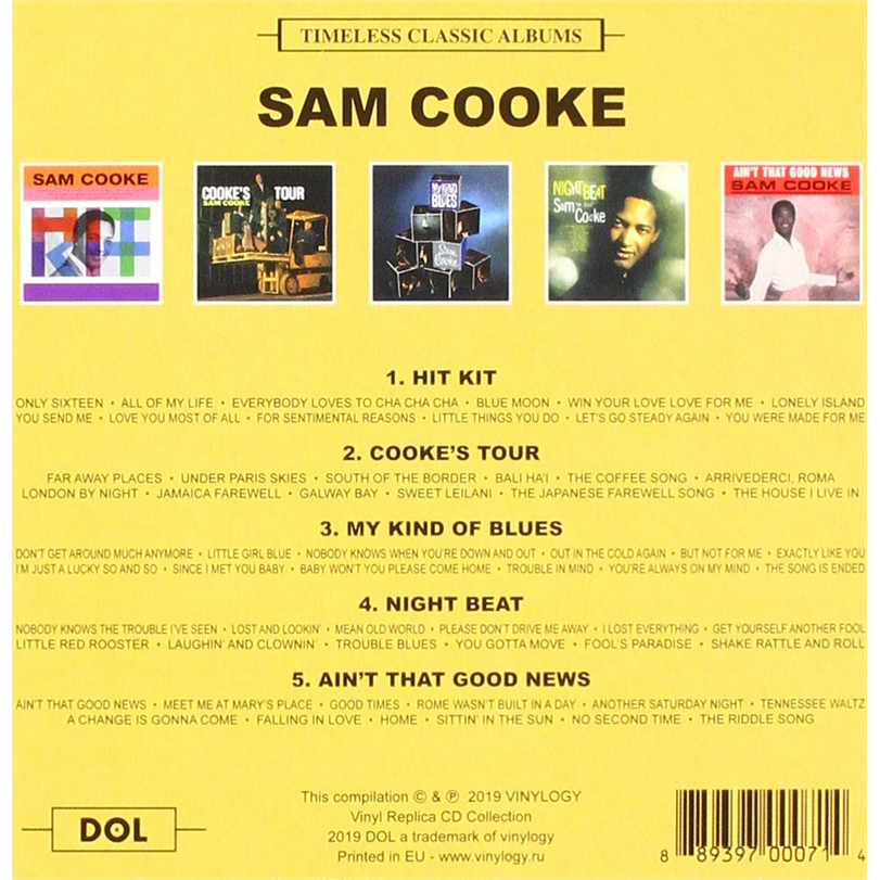 COOKE. SAM - TIMELESS CLASSIC ALBUMS (4CD - THE GLORIOUS DAYS)