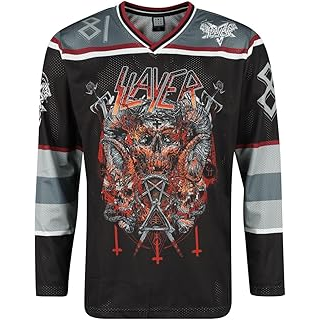 SLAYER - SHOW NO MERCY 81 - NERO - (M) - HOCKEY JERSEY