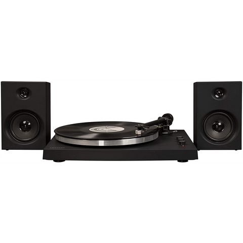 GIRADISCHI CROSEY - T150 - PIATTO - COLORE NERO | 2 CASSE ESTERNE