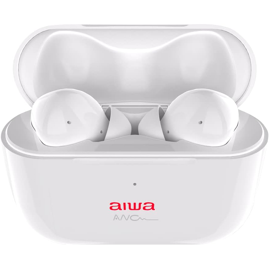 AIWA – CUFFIE - CUFFIE / AURICOLARI WIRELESS BLUETHOOTH – EARBUDS COLORE BIANCO – EBTW-888ANC/WT