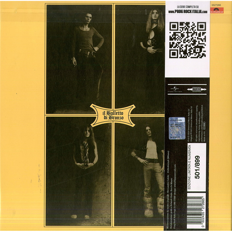 IL BALLETTO DI BRONZO - YS (LP - LTD NUMBERED - 1972)