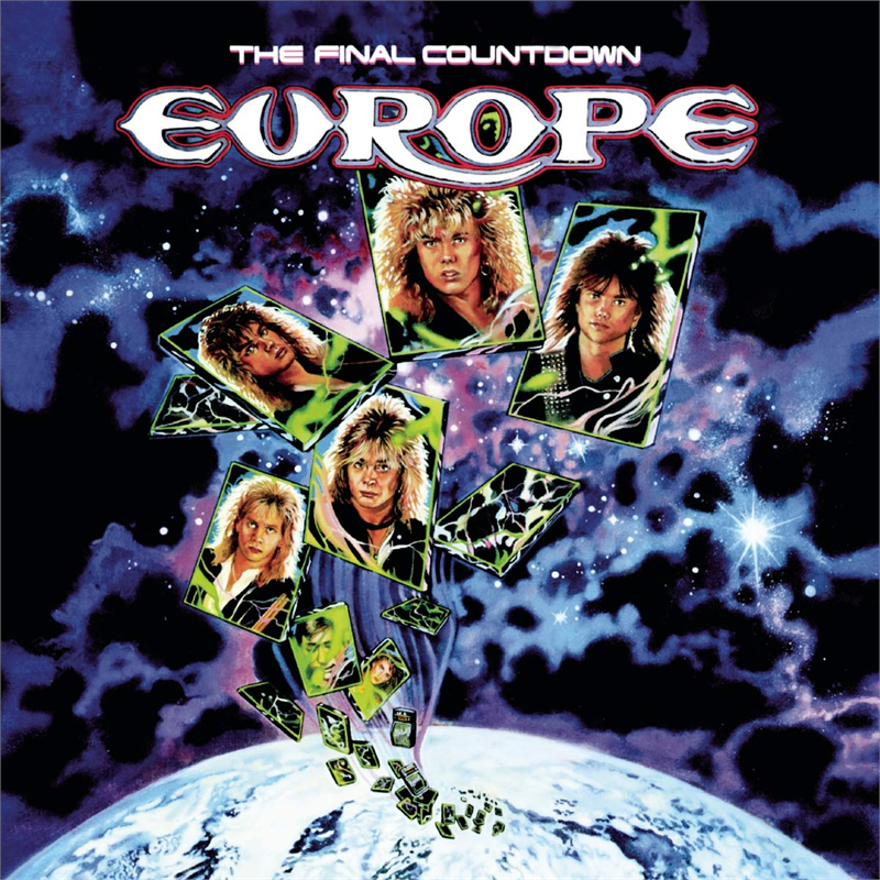 EUROPE - THE FINAL COUNTDOWN (LP - EX US BLUE SPLATTER - 1986)
