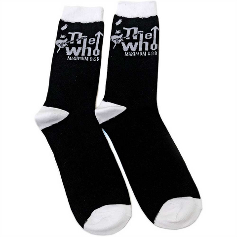 WHO - MAXIIMUN R&B - CALZINI - 40-45 - NERO/ BIANCO