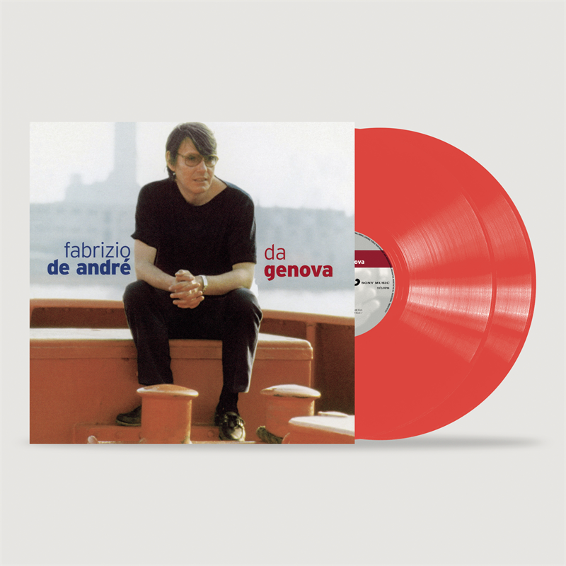 FABRIZIO DE ANDRE' - DA GENOVA (2LP - ROSSO | BEST OF | REM23 - 1999)