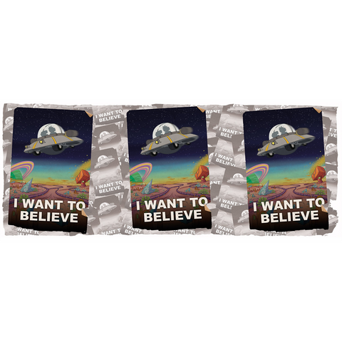 RICK AND MORTY - I WANT TO BELIEVE (TAZZA)