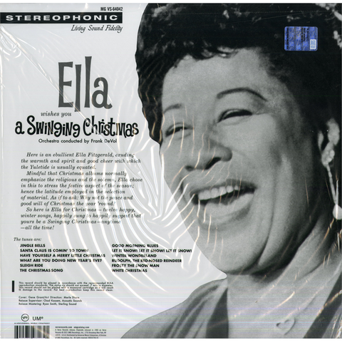 ELLA FITZGERALD - ELLA WISHES YOU A SWINGING CHRISTMAS (LP - REM’21 - 1960)
