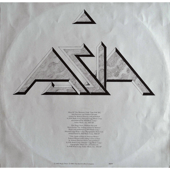 ASIA - ASIA (LP, ALBUM)