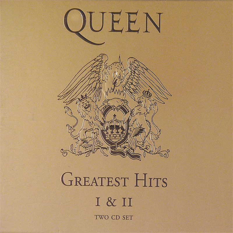 QUEEN - GREATEST HITS I & II (2CD - GOLD)