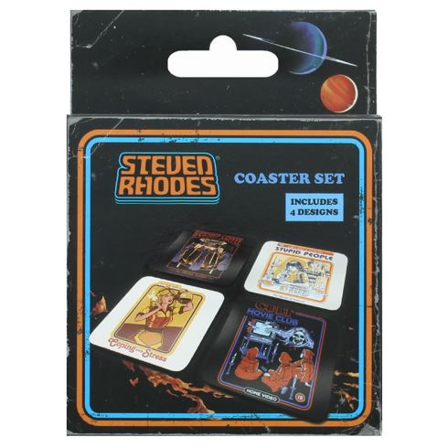 STEVEN RHODES - STEVEN RHODES COASTER SET: SET SOTTOBICCHIERI ASSSORTITI