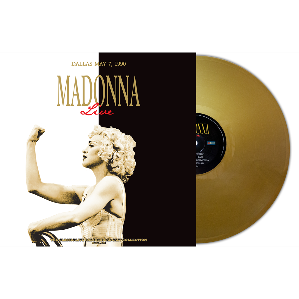 MADONNA - LIVE IN DALLAS ‘90 (2LP - ORO - 2022)