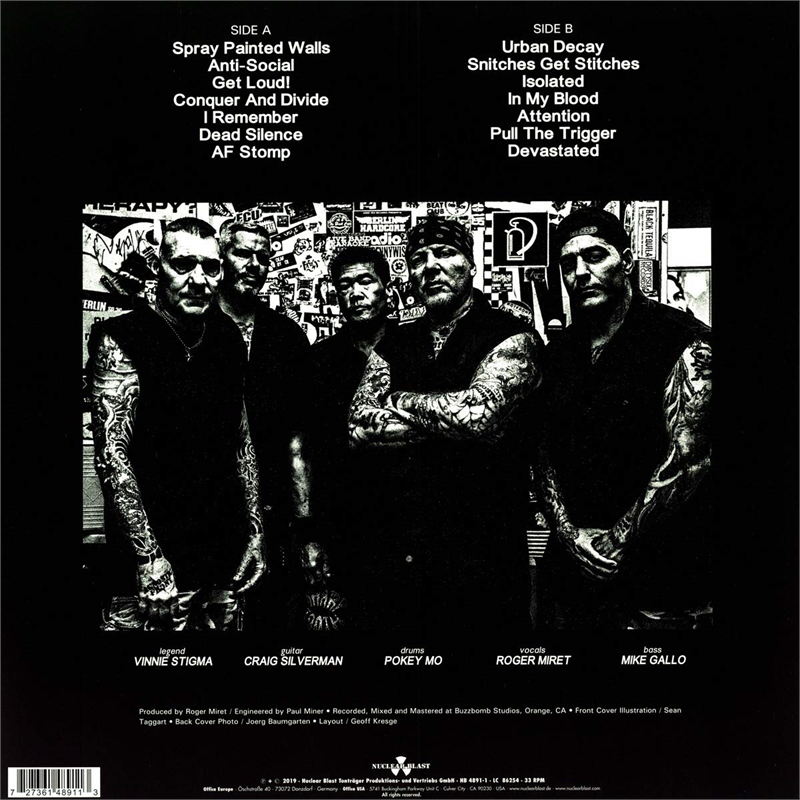 AGNOSTIC FRONT - GET LOUD! (LP - 2019)