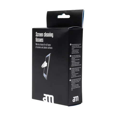 ACCESSORI MULTIMEDIALI - SALVIETTE PULIZIA SCHERMO – SCREEN CLEANING TISSUES