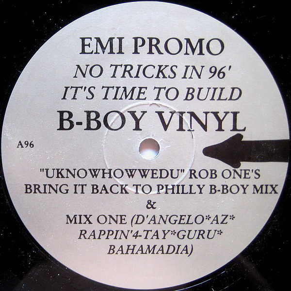 ROB ONE - EMI PROMO - NO TRICKS IN 96' IT'S TIME TO BUILD (12", PROMO)
