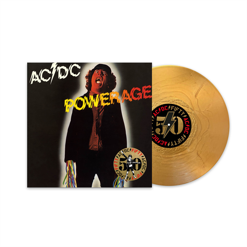 AC/DC - POWERAGE (LP - 50TH AC/DC ANN | GOLD | REM24 - 1978)