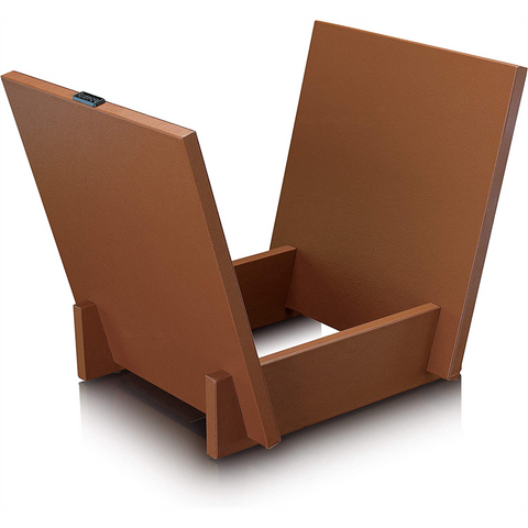 LENCO - ACCESSORI VINILE - RACCOGLITORE LP - FINITURA IN PELLE / 40 DISCHI