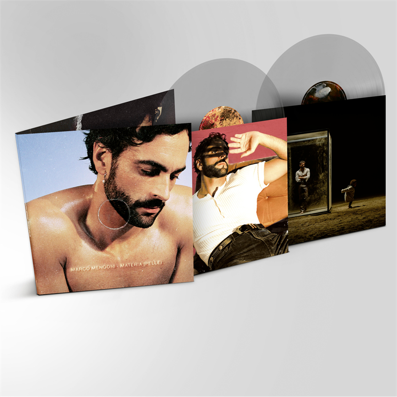 MARCO MENGONI - MATERIA: PELLE + MATERIA TERRA (2LP - TRASPARENTE - 2022)