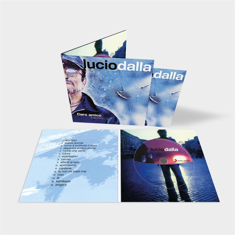 LUCIO DALLA - CARO AMICO TI SCRIVO... (2002 - BEST OF - CD BLUE | 17X17CM | LIMITED | REM23)