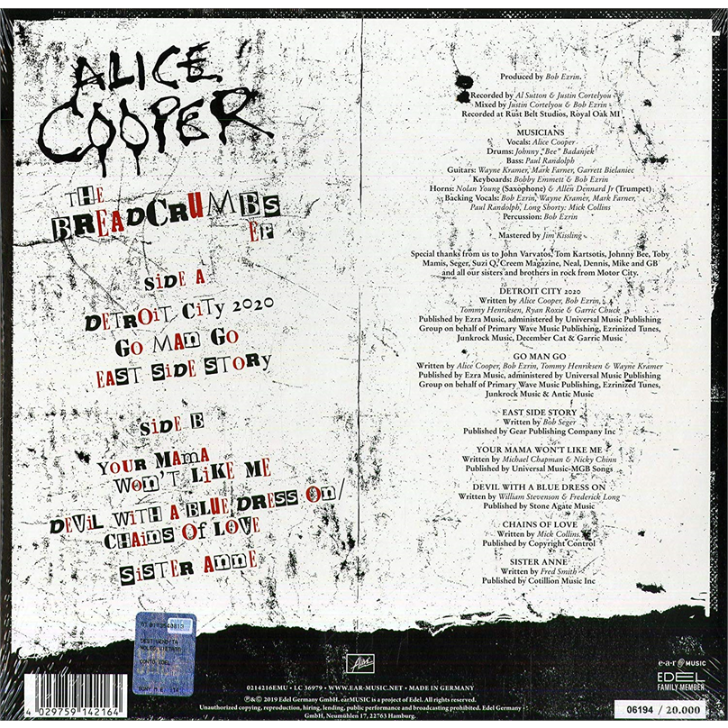 ALICE COOPER - BREADCRUMBS (10'' - 2019)