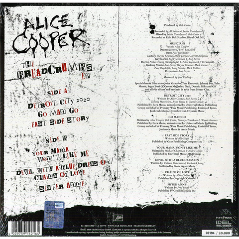 ALICE COOPER - BREADCRUMBS (10'' - 2019)