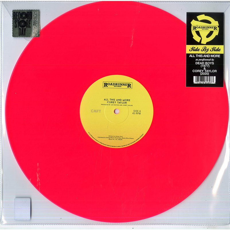 COREY TAYLOR - ALL THIS AND MORE (12'' - RED VINYL - BLACKFRIDAY'20)