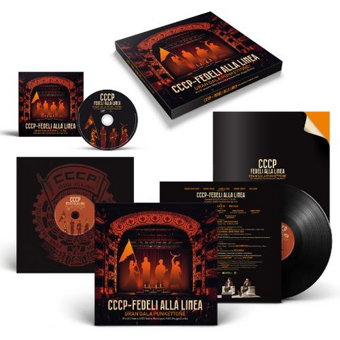 CCCP - FEDELI ALLA LINEA - GRAN GALA' PUNKETTONE (LP+CD+DVD - BOOKLET 16 PAG. - 2025)