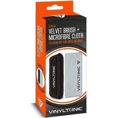 VINYL TONIC - ACCESSORI VINILE - CLOTH & BRUSH SET - SPAZZOLINA + PANNO ANTISTATICO