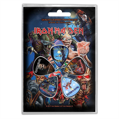 IRON MAIDEN - IRON MAIDEN LATER ALBUMS - SET 5 PLETTRI