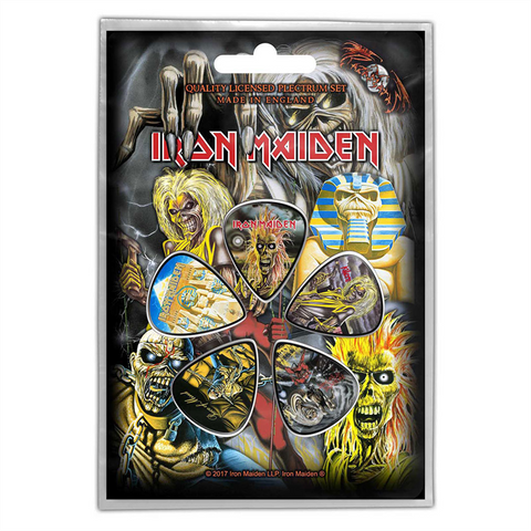 IRON MAIDEN - IRON MAIDEN EARLY ALBUMS - SET 5 PLETTRI